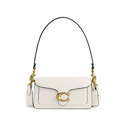 Tabby Shoulder Bag  26 - Brass/Chalk