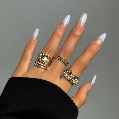 Golden Trinity Rings