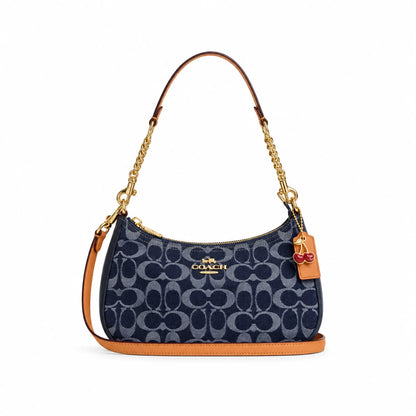 The Teri Shoulder Bag in Denim