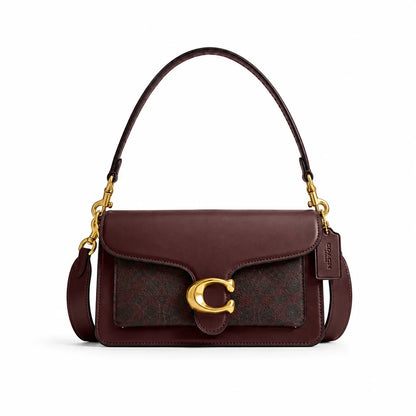 Tabby Shoulder Bag 26 - Brass/Maple