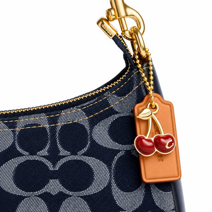 The Teri Shoulder Bag in Denim