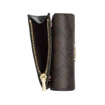 The Signature Card Holder Wallet – Walnut/Tan